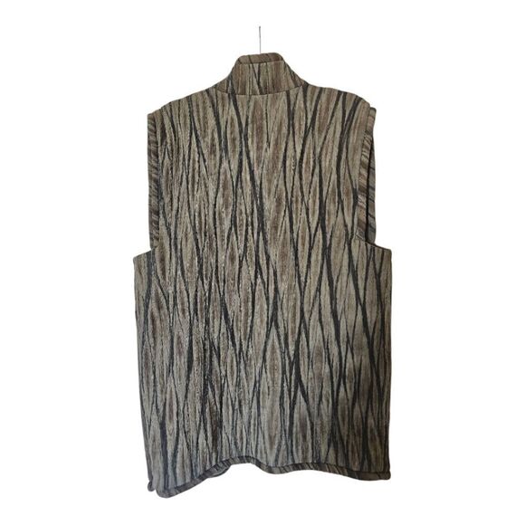 KISS OF THE WOLF Quilted Silk Vest Wearable Art - Size Small - Picture 2 of 11